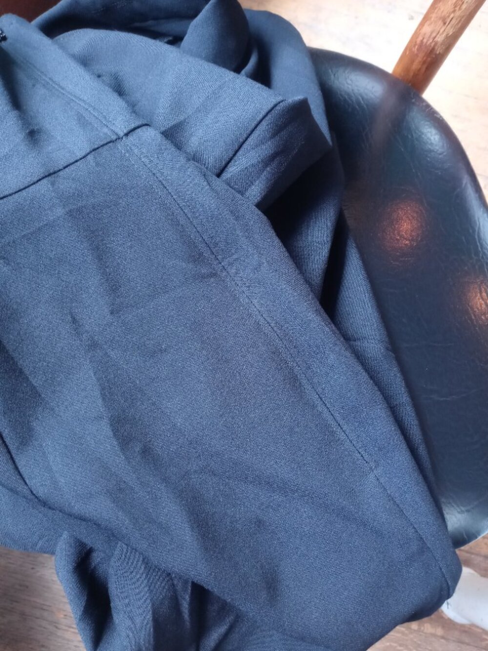 ABERCROMBIE & FITCH sleeveless blazer mini dress in black (M) - Picture 14 of 14